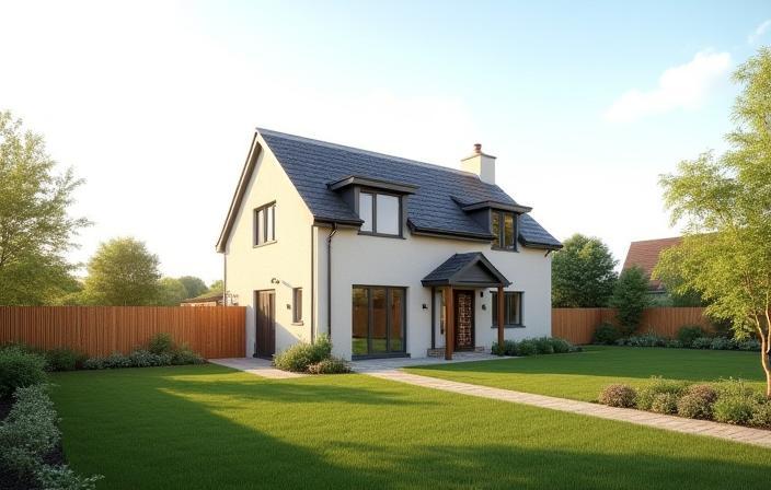 Modern home completed by Sterling Buildworks