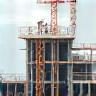 Commercial building under construction